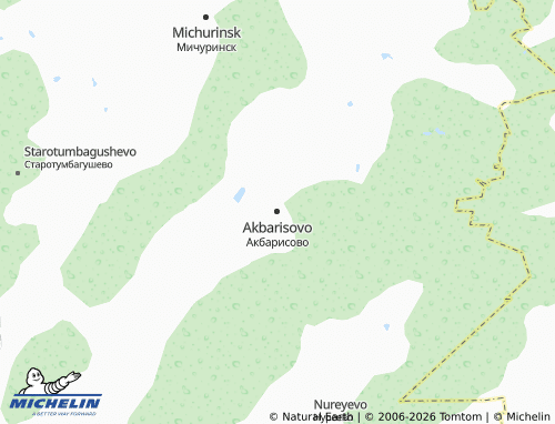 MICHELIN-Landkarte Akbarisovo - ViaMichelin