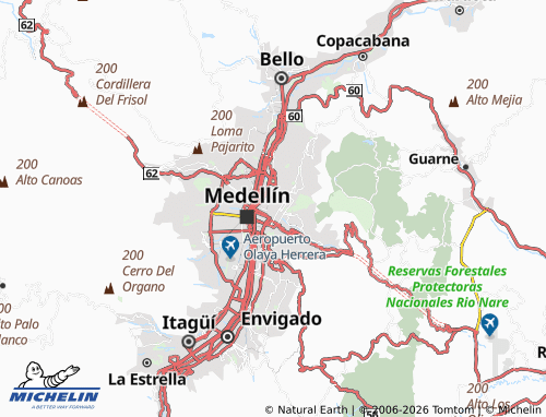 MICHELIN Villa Nueva map - ViaMichelin