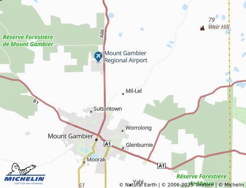 MICHELIN Mil-Lel map - ViaMichelin