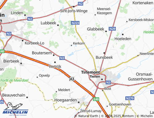 MICHELIN Breisem map - ViaMichelin