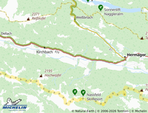 MICHELIN Jenig map - ViaMichelin