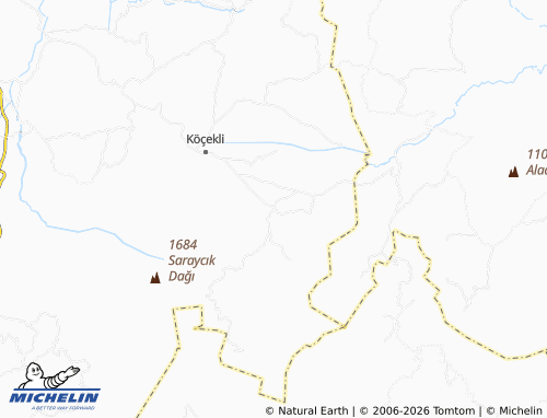 Mappa MICHELIN Yukarışehirören - ViaMichelin