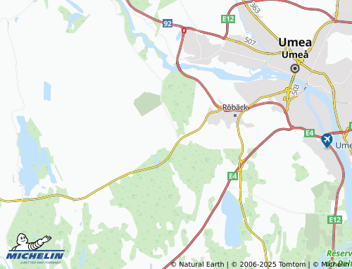 MICHELIN Skravelsjö map - ViaMichelin