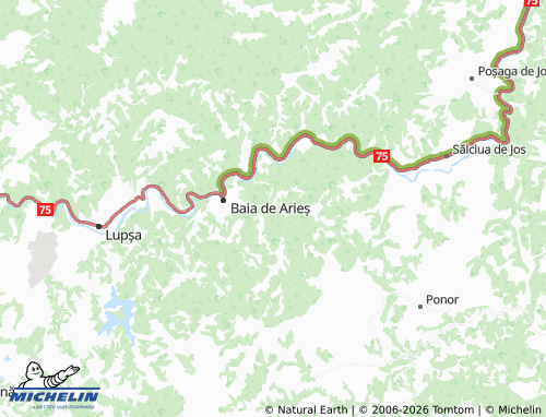 MICHELIN Cioara De Sus map - ViaMichelin