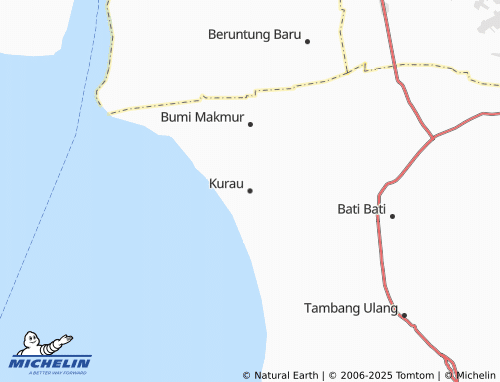 MICHELIN Kurau map - ViaMichelin