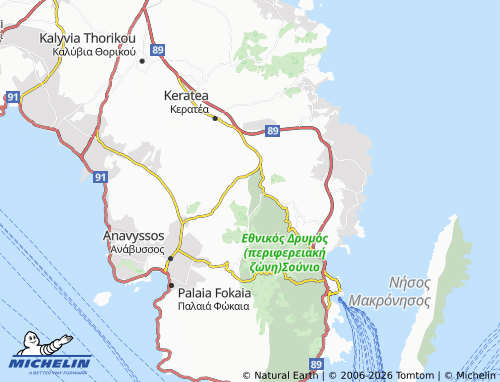 Mapa MICHELIN Manoutso - ViaMichelin