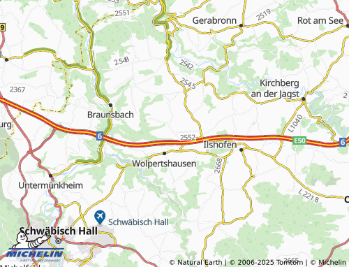 MICHELIN Haßfelden map - ViaMichelin