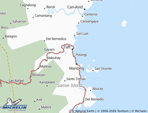 MICHELIN Polangi map - ViaMichelin