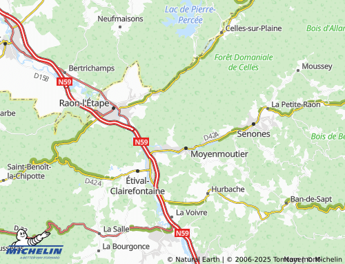 MICHELIN-Landkarte Saint-Prayel - ViaMichelin