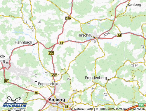 MICHELIN-Landkarte Urspring - ViaMichelin