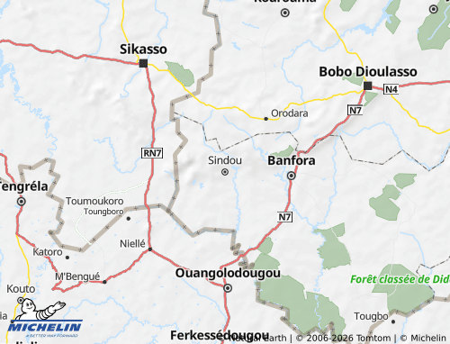 MICHELIN Léraba map - ViaMichelin
