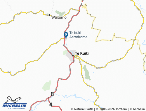 Mapa MICHELIN Te Kuiti - ViaMichelin