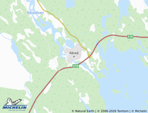 Carte MICHELIN Råneå - ViaMichelin