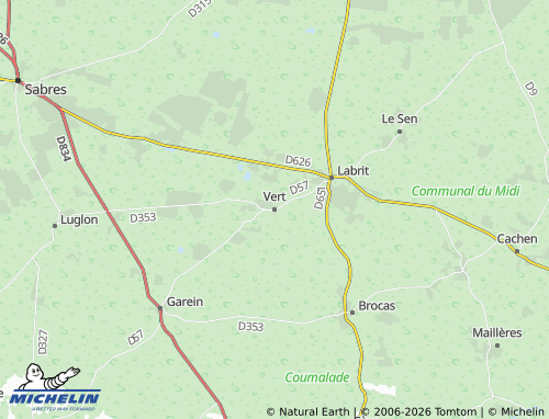 Mapa MICHELIN Vert - ViaMichelin