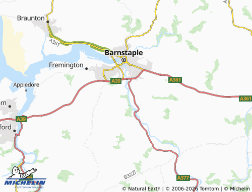 Mappa MICHELIN Tawstock - ViaMichelin