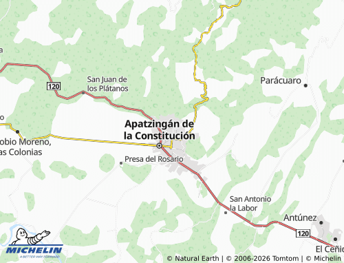 Mapa MICHELIN Josefa Ortiz de Domínguez - ViaMichelin