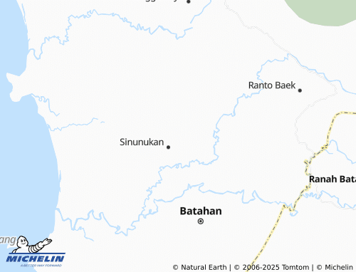 MICHELIN Sinunukan III map - ViaMichelin