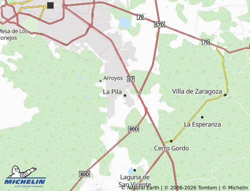 Mapa MICHELIN La Pila - ViaMichelin