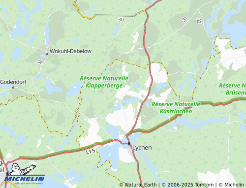 MICHELIN Rutenberg map - ViaMichelin
