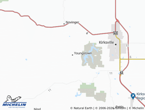Mapa MICHELIN Youngstown - ViaMichelin