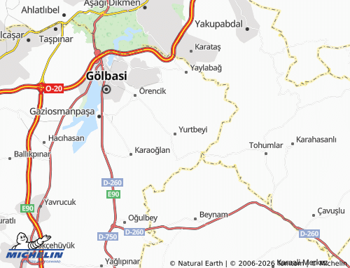 Mapa MICHELIN Yurtbeyi - ViaMichelin