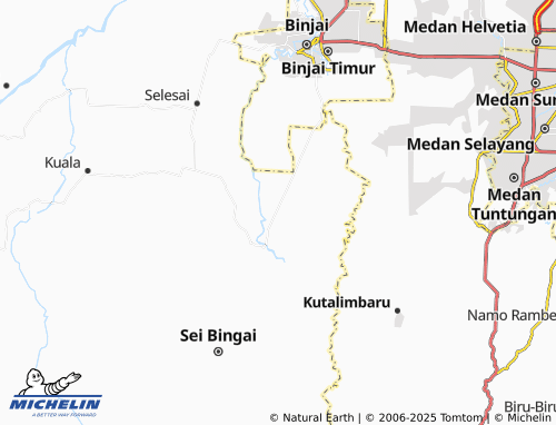 MICHELIN Namu Ukur Utara map - ViaMichelin