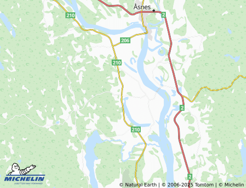 MICHELIN Kvisler map - ViaMichelin