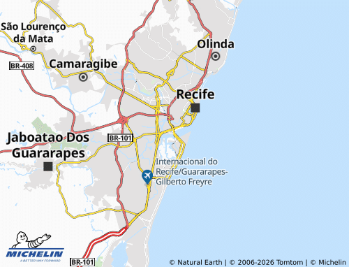 MICHELIN Cabanga map - ViaMichelin