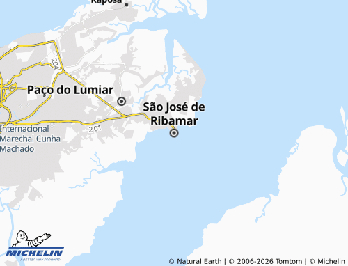 Mappa MICHELIN Sao José de Ribamar - ViaMichelin