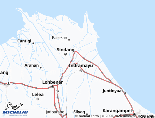 Carte MICHELIN Karangmalang - ViaMichelin