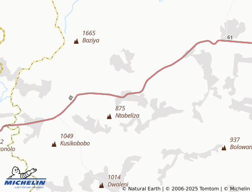 MICHELIN KwaXokoshe map - ViaMichelin