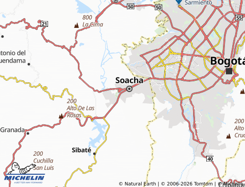 Carte MICHELIN El Rincón de San Alejo - ViaMichelin