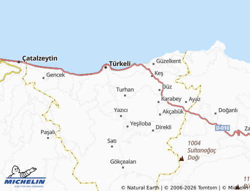 MICHELIN Turhan map - ViaMichelin