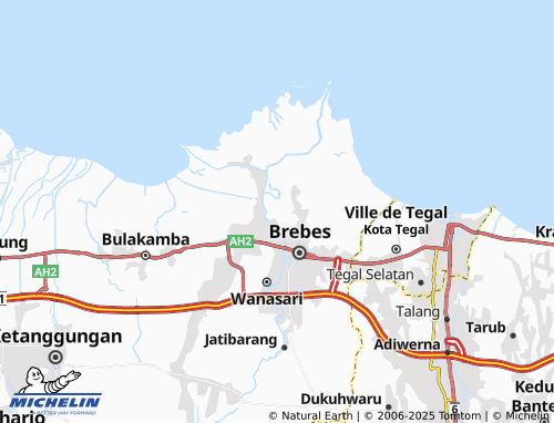 Carte MICHELIN Pasar Batang - ViaMichelin