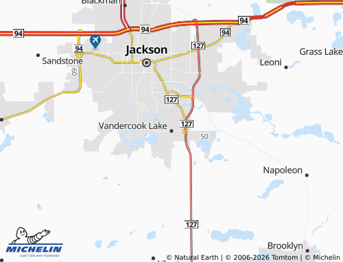 Mappa MICHELIN Vandercook Lake - ViaMichelin