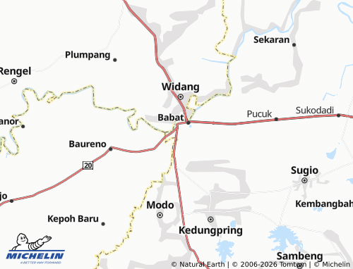 Carte MICHELIN Banaran - ViaMichelin