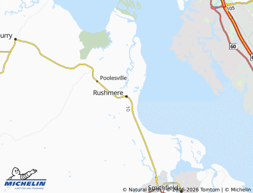 Mapa MICHELIN Rushmere - ViaMichelin