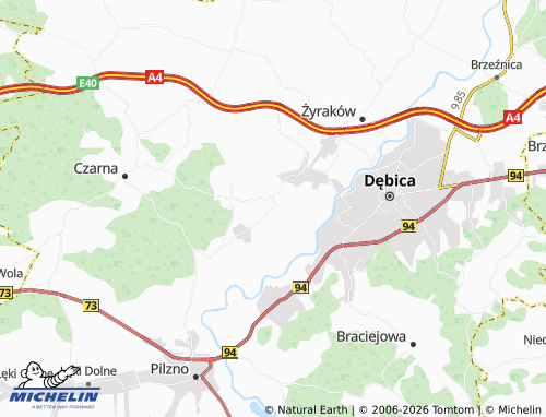 MICHELIN Grabiny map - ViaMichelin