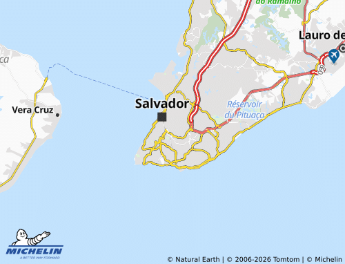 Mapa MICHELIN Cosme de Farias - ViaMichelin