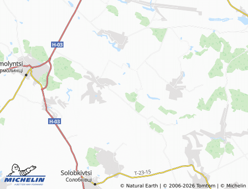 Carte MICHELIN Lysivka - ViaMichelin