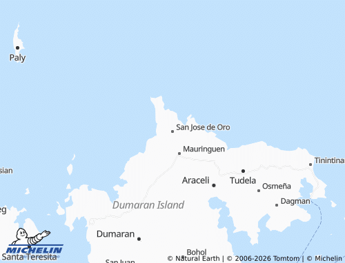 MICHELIN San Jose de Oro map - ViaMichelin