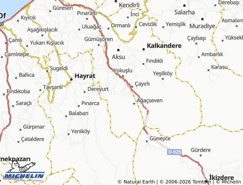 MICHELIN Keler map - ViaMichelin