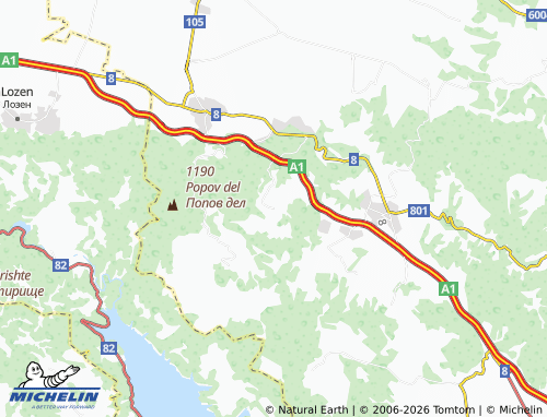 Kaart MICHELIN Krushovitsa - ViaMichelin