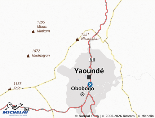 MICHELIN Oliga map - ViaMichelin