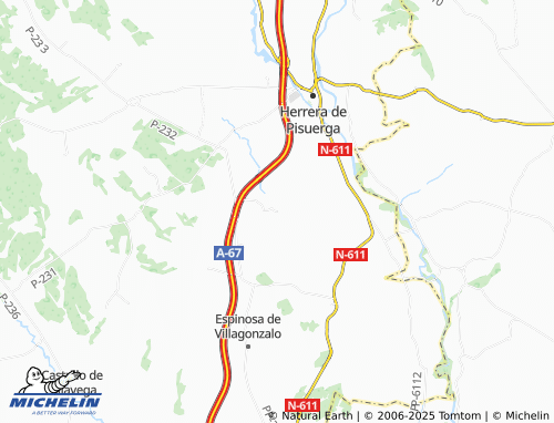 MICHELIN San Cristóbal de Boedo map - ViaMichelin