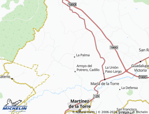 Mappa MICHELIN La Palma - ViaMichelin