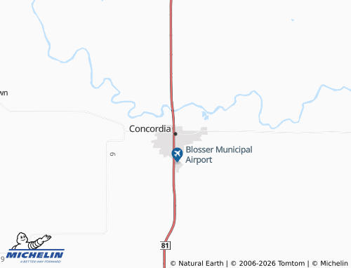 Mappa MICHELIN Concordia - ViaMichelin