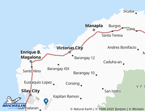 MICHELIN-Landkarte Barangay 12 - ViaMichelin