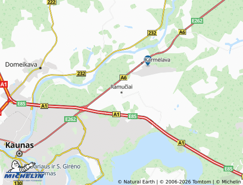 Mapa MICHELIN Ramučiai - ViaMichelin
