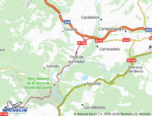 MICHELIN Barrio de la Vega map - ViaMichelin